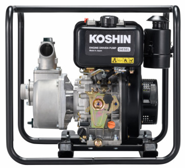 Мотопомпа Koshin для чистої води SEV-50D,50x50мм, KD300, 4,4кВт/6.0 к.с(3600об/хв),  296 см3, 46,1кг-[articul]