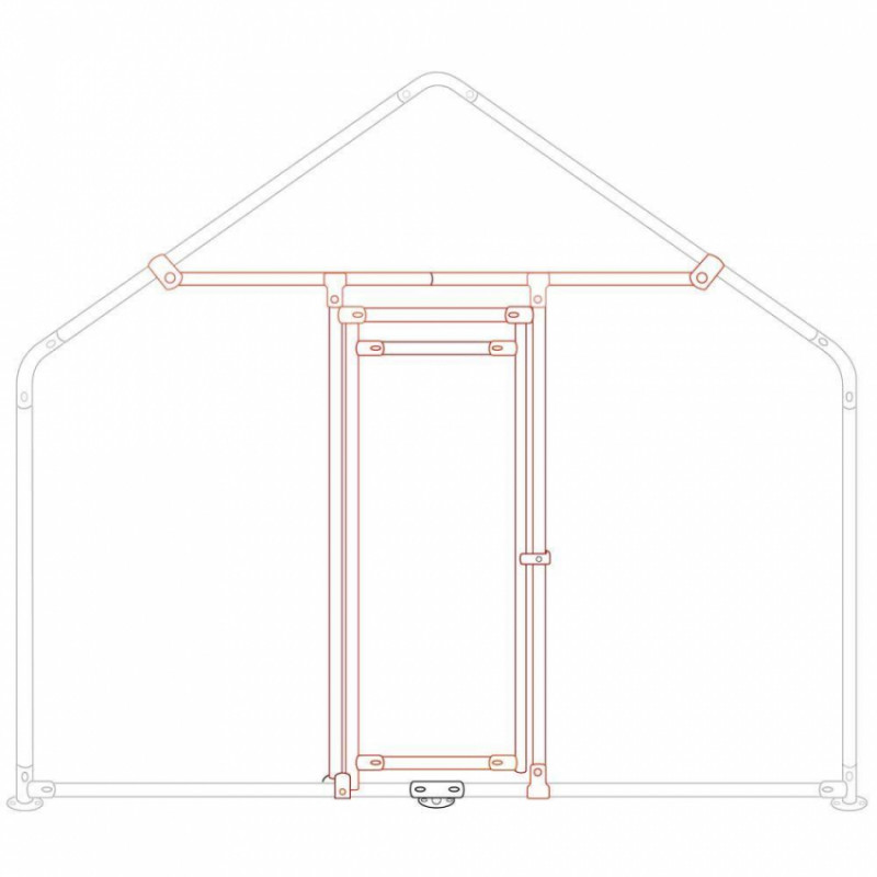 Комплект дверей до вольєру для домашніх птахів Zipper ZI-CR-TK-ZI-CR-TK