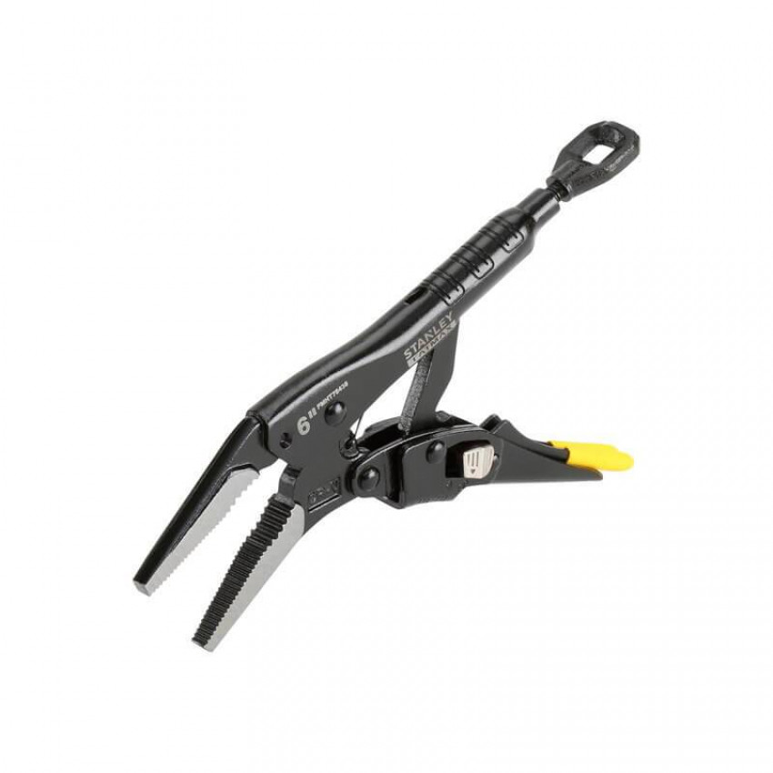 Кліщі затискні STANLEY FATMAX з фіксатором та подовженими губками, l=150 мм.-FMHT0-75438