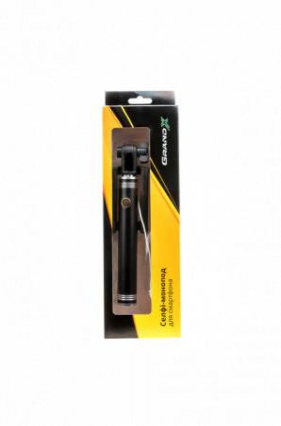 Монопод Grand-X Metallic 3,5 U-кріплення 170-750мм Black-MPGJMBLK