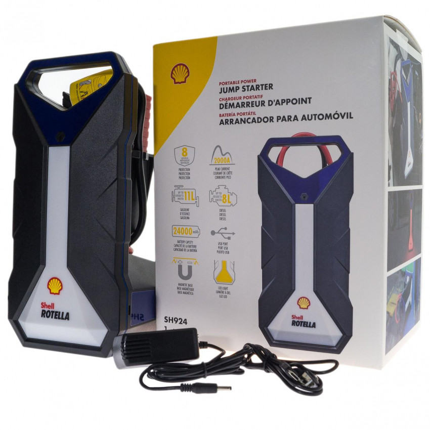 Пуско-зарядний пристрій Jump starter SHELL SH924, 24000mAh, 1шт/уп-SH924-CB (Black+Blue)
