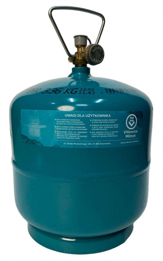 Балон газовий Vitkovice 7,2 л/3 кг-V3KGZL