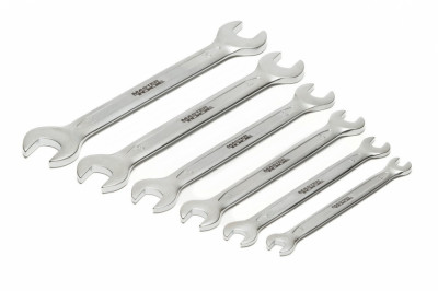MasterTool Ключі ріжкові набір 6 шт (6х7 TO 16х17) SS, Арт.: 70-1106