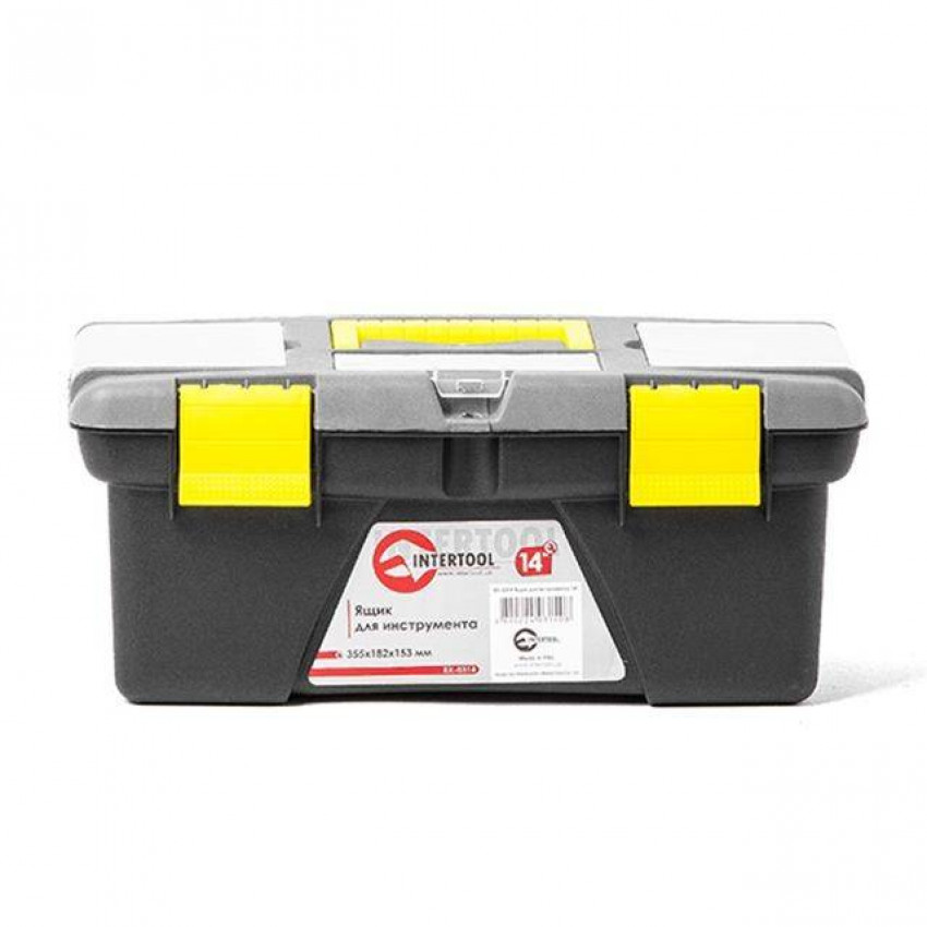 Ящик для інструментів 14" 355*182*153 мм INTERTOOL BX-0314-BX-0314