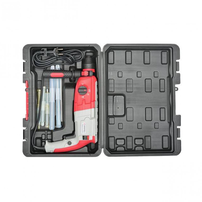 Перфоратор, 1,0 кВт, 3,5 Дж, 0-1300 об/хв, 0-5100 уд/хв, 3 режими, SDS-plus INTERTOOL DT-0185-DT-0185