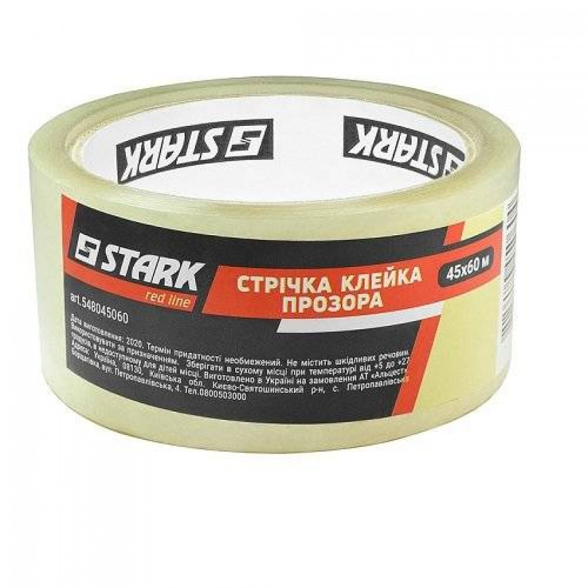 Скотч прозорий Stark 45х60м-548045060