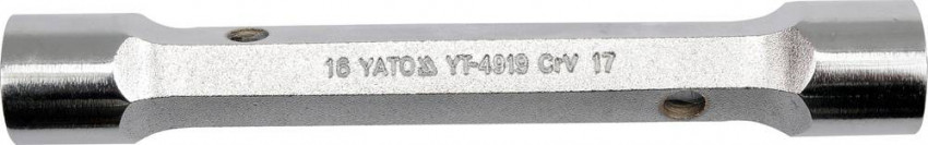 Ключ двопроменевий із головками YATO, M=8x9, L=13 [10/60/240]-YT-4915