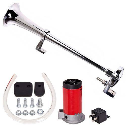 Сигнал повітря CA-13004/Еlephant/1 дудка метал 12V/450mm-CA-13004 (10)