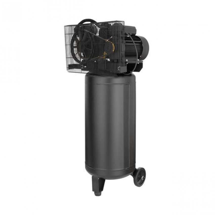 Компресор 100л, вертикальний, 3 кВт, 220 В, 10 aтм, 500 л/хв. 2 циліндри INTERTOOL PT-0017-PT-0017