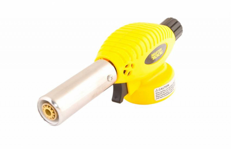 Пальник для газового балона MASTERTOOL "Метеор" з п'єзопідпалом Ø20 мм керамічний захист 1300°С 44-5040-44-5040