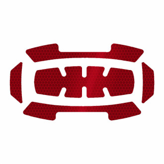 Наліпки світловідбивні MILWAUKEE BOLT, червоні,.(5шт)-[articul]