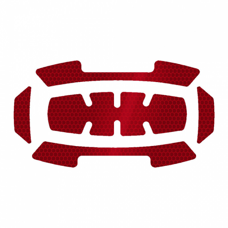 Наліпки світловідбивні MILWAUKEE BOLT, червоні,.(5шт)-4932499123