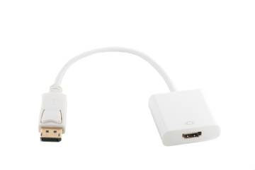 Кабель-перехідник PowerPlant HDMI - DisplayPort, 0.15м-KD00AS1236