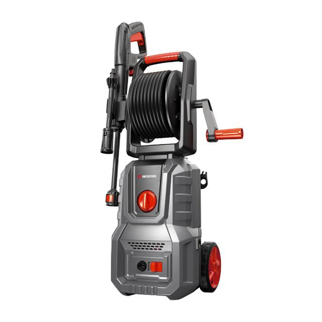 Мийка високого тиску, 1,8 кВт, 100-140 бар, 7 л/хв, шланг 5 м INTERTOOL DT-1516-DT-1516