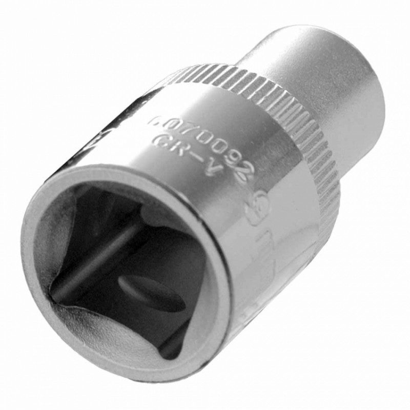 Насадка шестигранна коротка 1/2" 9мм CrV ULTRA (6070092)-6070092