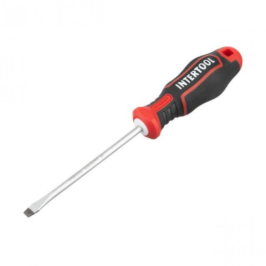 Викрутка шлицьова, SL5,0×100 мм, S2, STORM INTERTOOL VT-3406-VT-3406