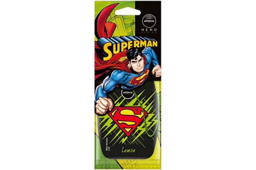 Ароматизатор AROMA CAR Superman Лимон (картонна підвіска)-92771