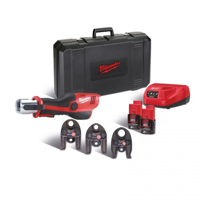Малогабаритний гідравлічний прес-інструмент MILWAUKEE M12HPT-202C V-SET2 4933459382-4933459382