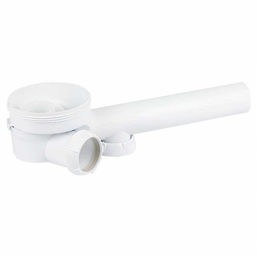 Сифон для подвійної кухонної мийки Espace 1½"×Ø40мм WIRQUIN (9542402)-9542402