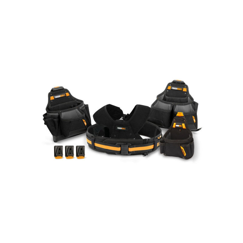 Набор Toughbuilt, ремень, подтяжки, 3 сумки с клипсами, TB-CT-101-5-TB-CT-101-5P
