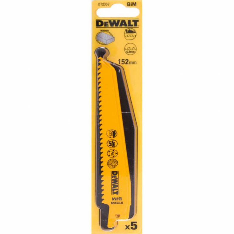 Полотно пиляльне біметалеве DeWALT DT2359-DT2359