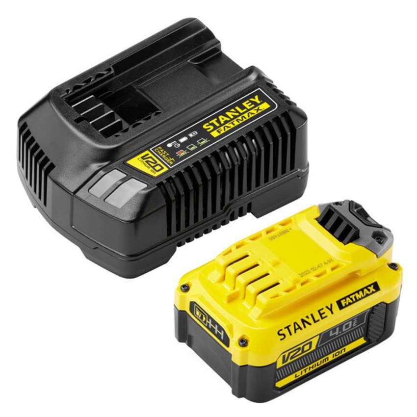 Зарядний пристрій та 1 акумулятор STANLEY FATMAX SFMCB14M1-SFMCB14M1