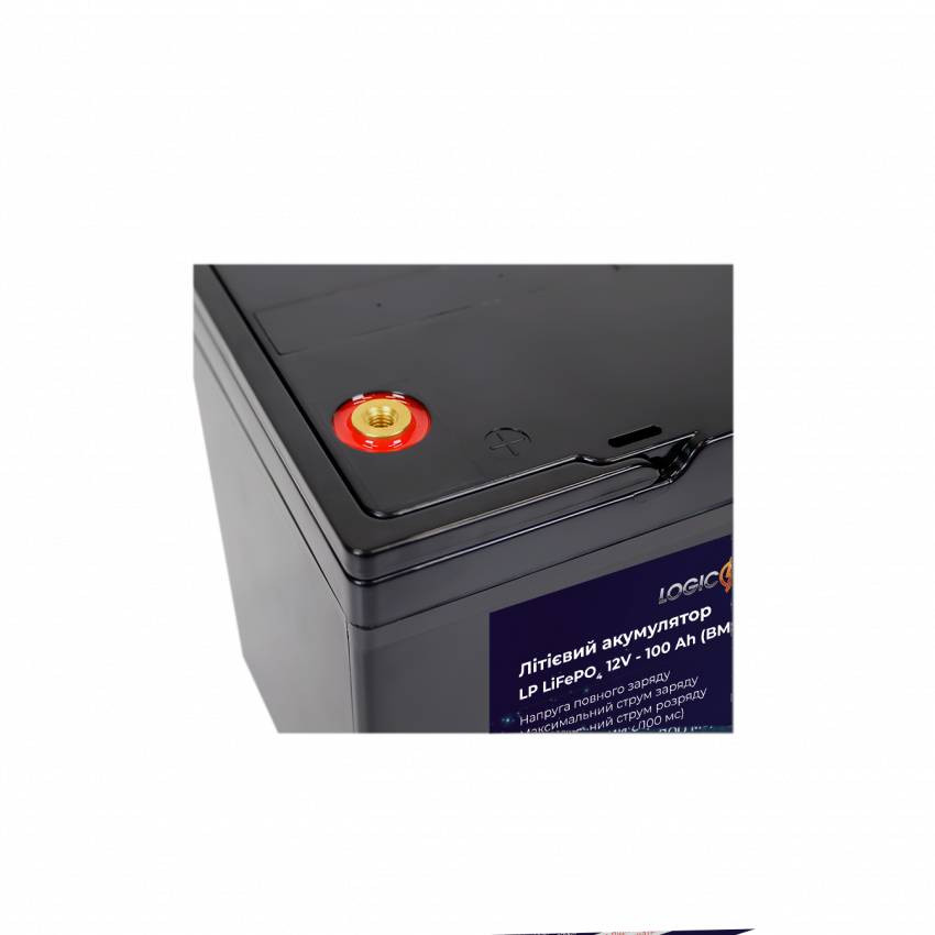 Акумулятор LP LiFePO4 12V - 100 Ah (BMS 50A/25А) пластик-