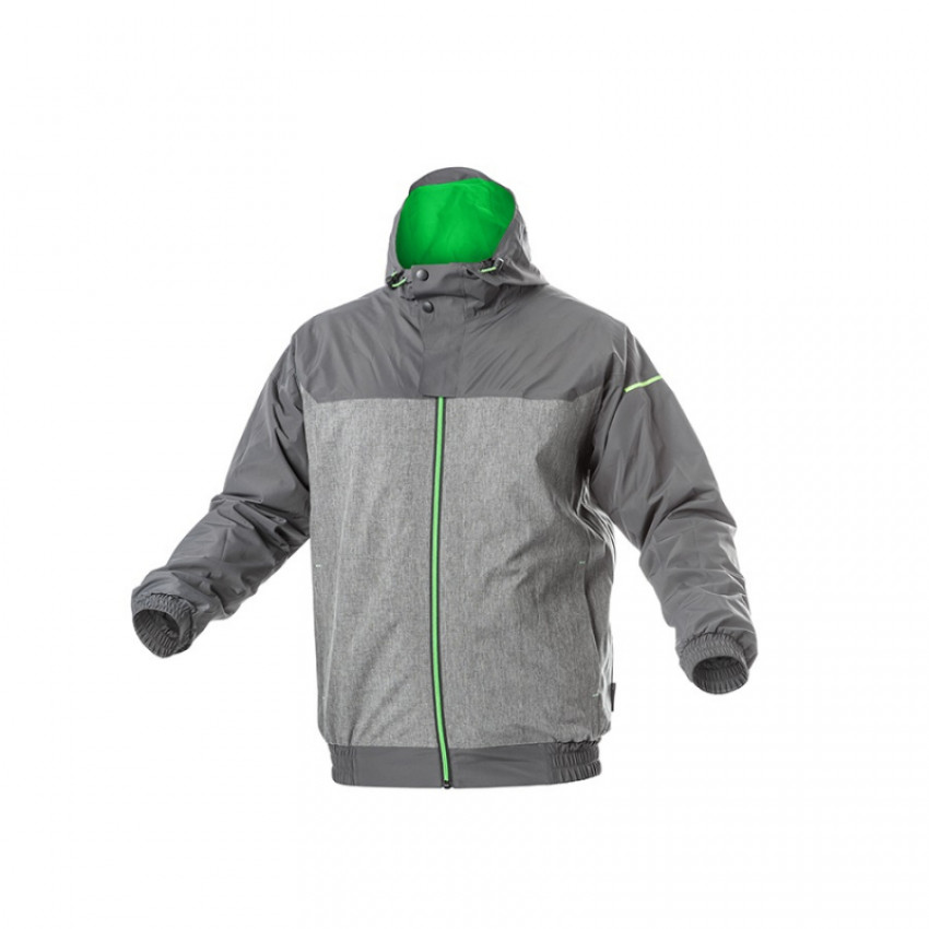 Куртка протидощова HEINER  темно-сіра/зелений HOEGERT 3XL HT5K249-3XL-HT5K249-3XL