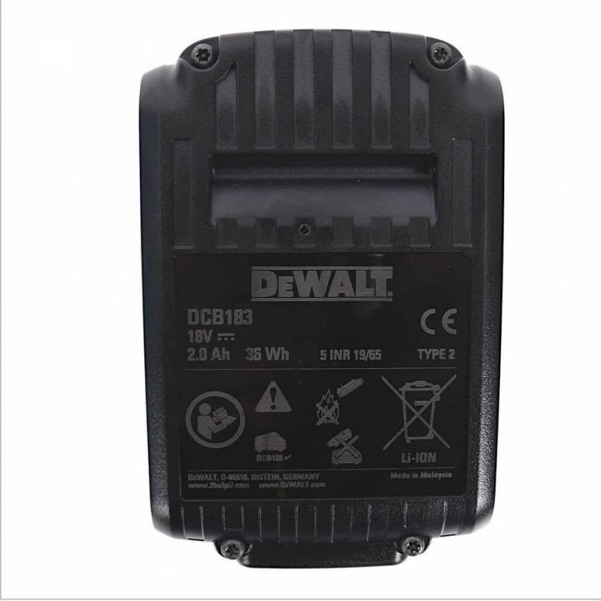 Акумуляторна батарея DeWALT DCB183 18 В, 2 Ач,-DCB183