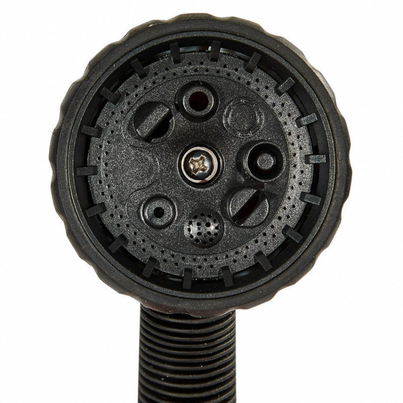 Пістолет-розпилювач 8-позиційний + адаптер з нарізкою 1/2″, 3/4″ та 2 конектори для шланга 1/2″ Vit-191512