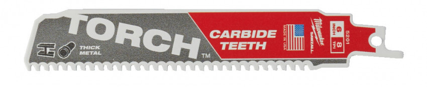 Полотно для шабельних пил TORCH CARBIDE MILWAUKEE, 150х3,2мм, (метал)-48475201