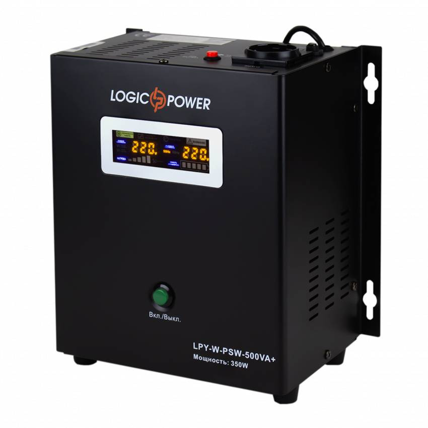 Комплект резервного живлення для котла LogicPower ИБП W500VA + литиевая (LifePo4) батарея 900W-