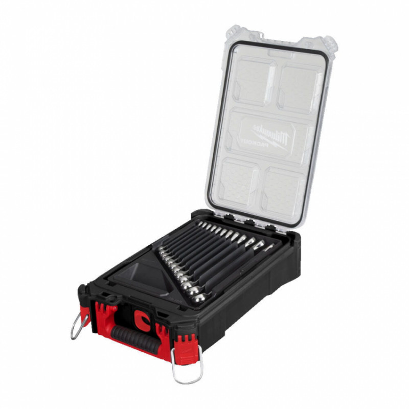 Набір комбінованих гайкових ключів MAXBITE, 15 шт., PACKOUT MILWAUKEE-4932498141
