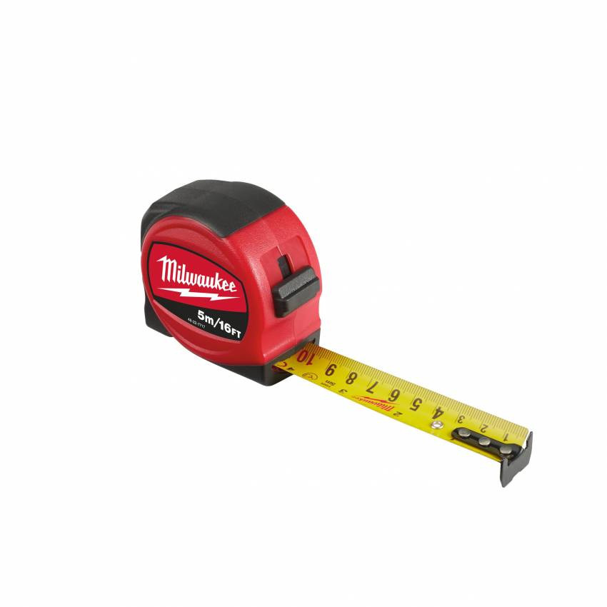 Рулетка MILWAUKEE SLIMLINE S5-16/25 5 м/16" 48227717-48227717
