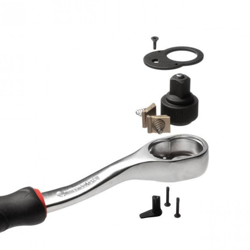 Рукоятка із храповим механізмом на 72 зуба 1/2" ., Cr-V STORM INTERTOOL ET-8003-ET-8003