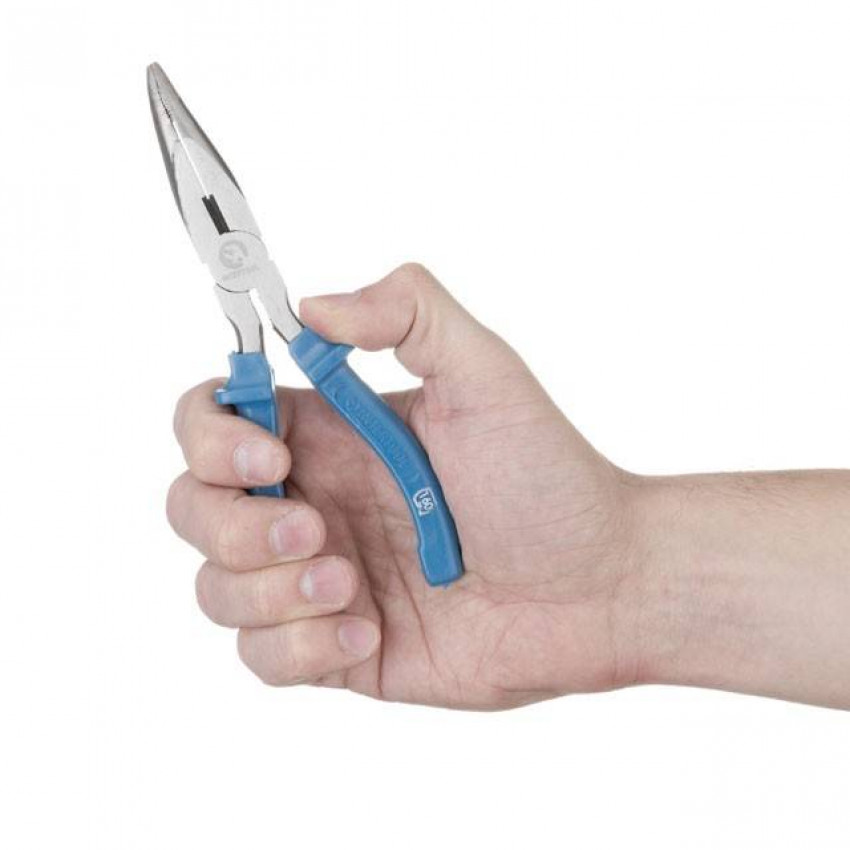 Довгогубці вигнуті 180мм INTERTOOL HT-0125-HT-0125
