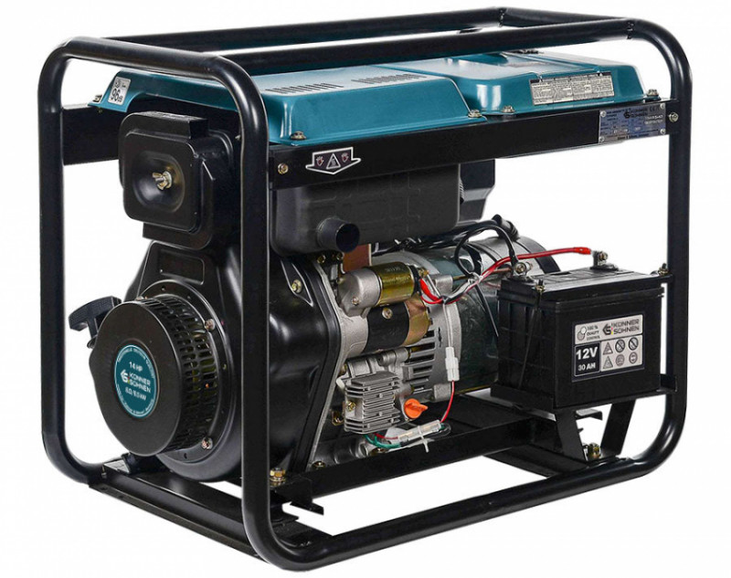 Дизельний генератор «Könner & Söhnen» KS 8100HDE (EURO V)-KS 8100HDE