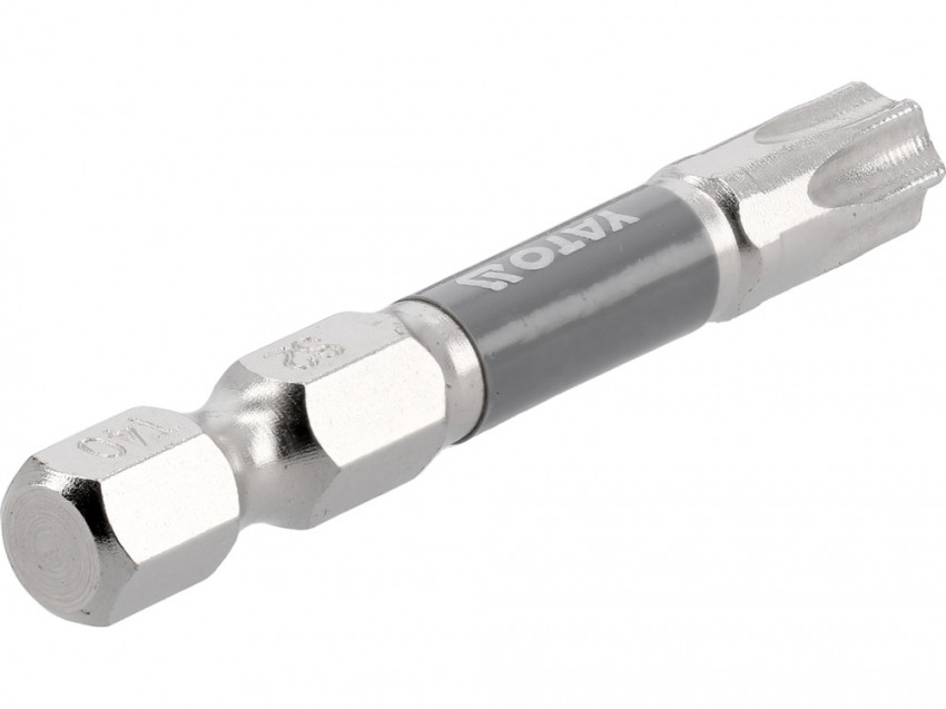 Насадка викруткова YATO; "TORX" T40 х 50 мм. шпиндель 6-гран- 1/4", покрита нікелем, 2 шт.[10]-YT-78036