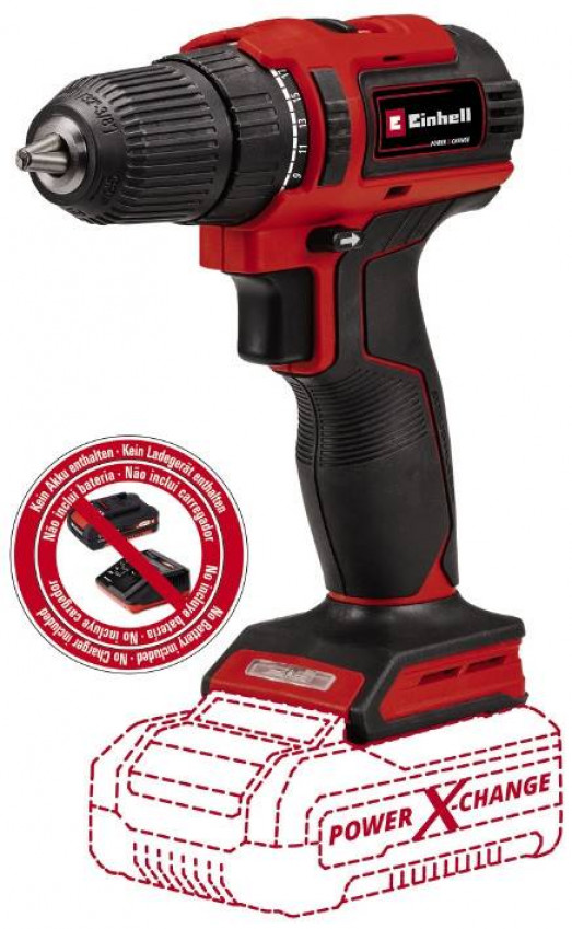 Дриль акумуляторна Einhell TE-CD 18/40 Li BL - Solo (4513997) - ПОШКОДЖЕНЕ ПАКУВАННЯ!-