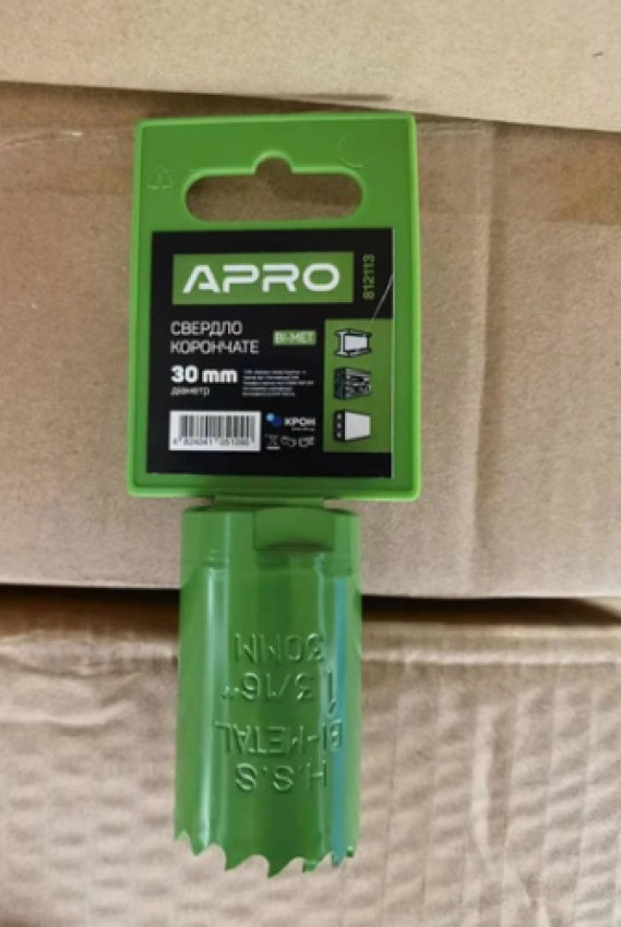 Сверло корончатое Bi-Met Ø30мм APRO-812113