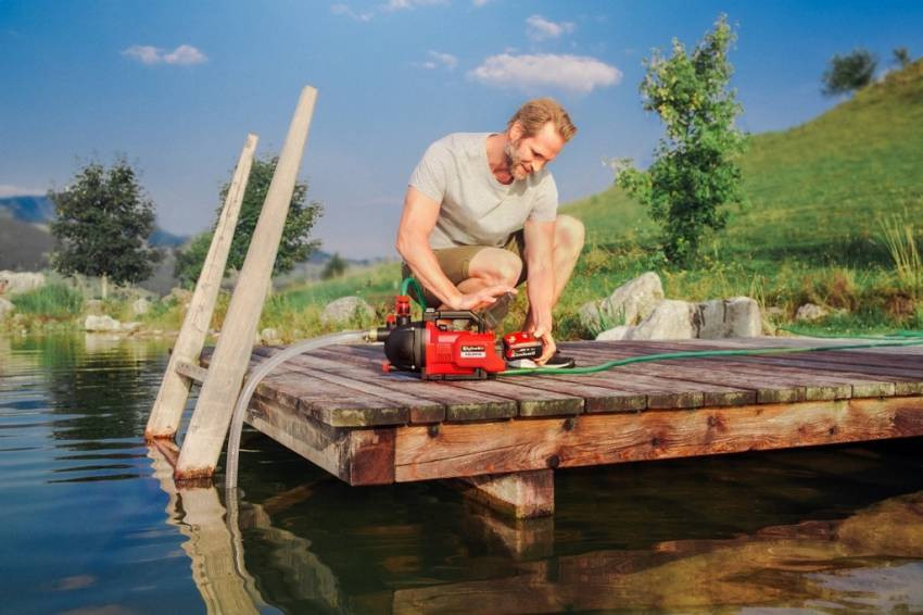 Насос садовий акумуляторний AQUINNA Kit 3.0 Ah (4180400K)-