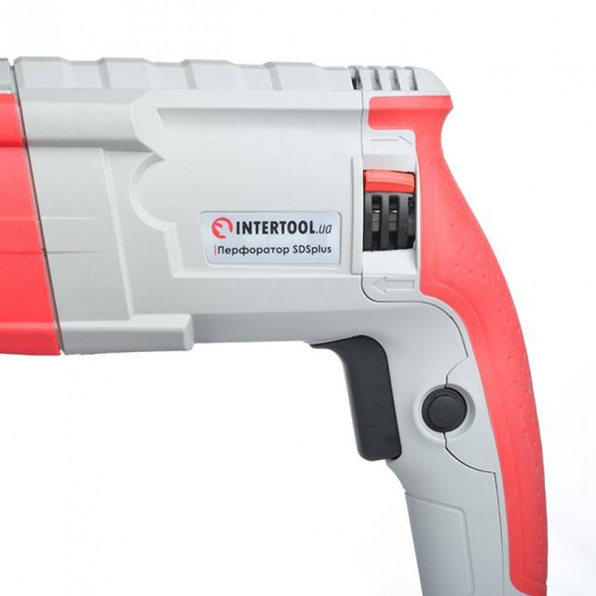 Перфоратор, 1,0 кВт, 3,5 Дж, 0-1300 об/хв, 0-5100 уд/хв, 3 режими, SDS-plus INTERTOOL DT-0185-DT-0185