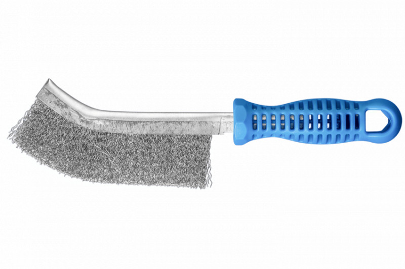 Щітка по металу, вигнута 265мм дріт-0,3мм нерж. INOX-4007220153734