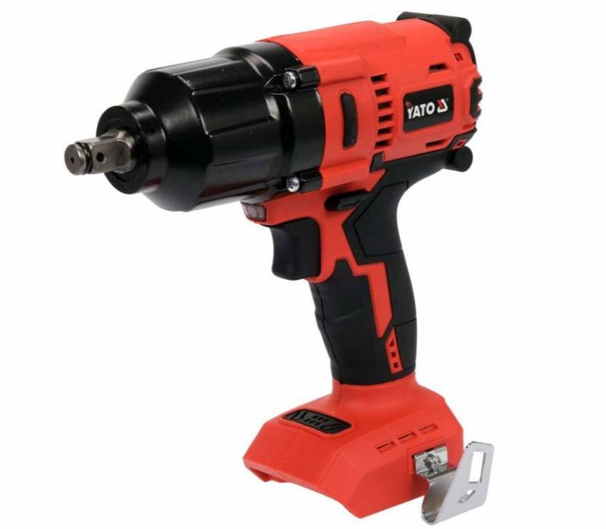 Гайковерт ударний акумулят безщітковий YATO:квадрат-1/2",700 Нм, Li-Ion 18 В,3 Агод(БЕЗ АКУМУЛЯТОРА)-YT-828061