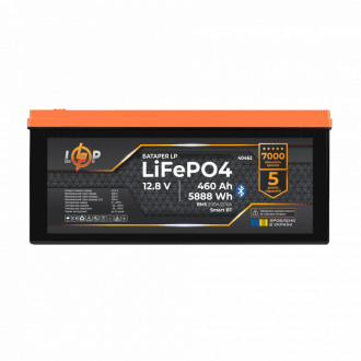 Акумулятор LP LiFePO4 12,8V - 460 Ah (5888Wh) (BMS 200A/200А) пластик Smart BT-[articul]