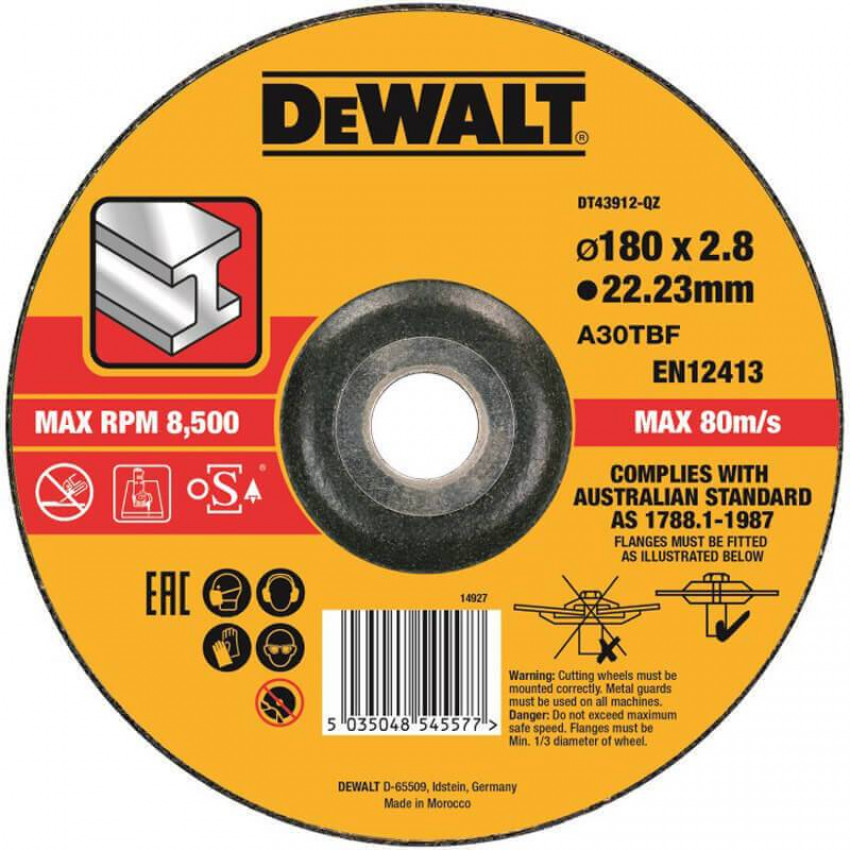 Коло відрізне DeWALT DT43912-DT43912