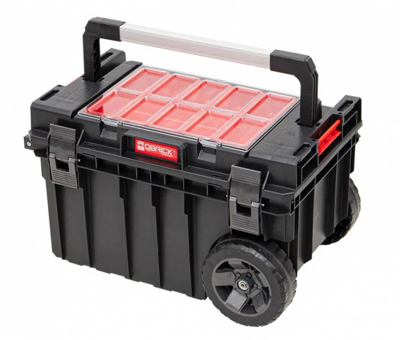 Ящик для інструментів на колесах QBRICK SYSTEM ONE TROLLEY EXPERT (605x405x360мм) (5901238258483)-SKRWQONETECZAPG001