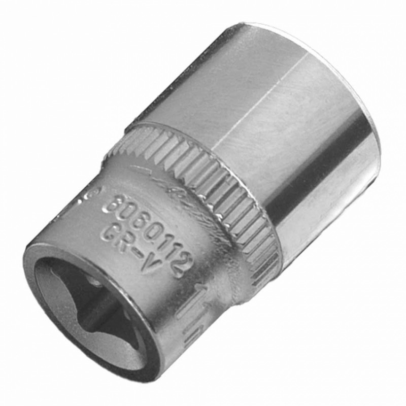 Насадка шестигранна коротка 1/2" 11мм CrV ULTRA (6070112)-6070112