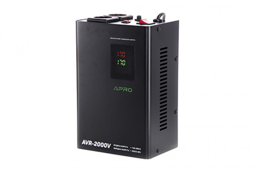 Стабілізатор напруги релейний AVR-2000V (підвісний) APRO-852019