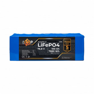 Акумулятор LP LiFePO4 76,8V - 100 Ah (7680Wh) (BMS 200A/100A)-[articul]